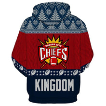 Load image into Gallery viewer, Kansas City Chiefs 3d Hoodie Christmas Edition