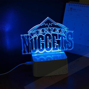 Denver Nuggets 3D Illusion LED Lamp 1