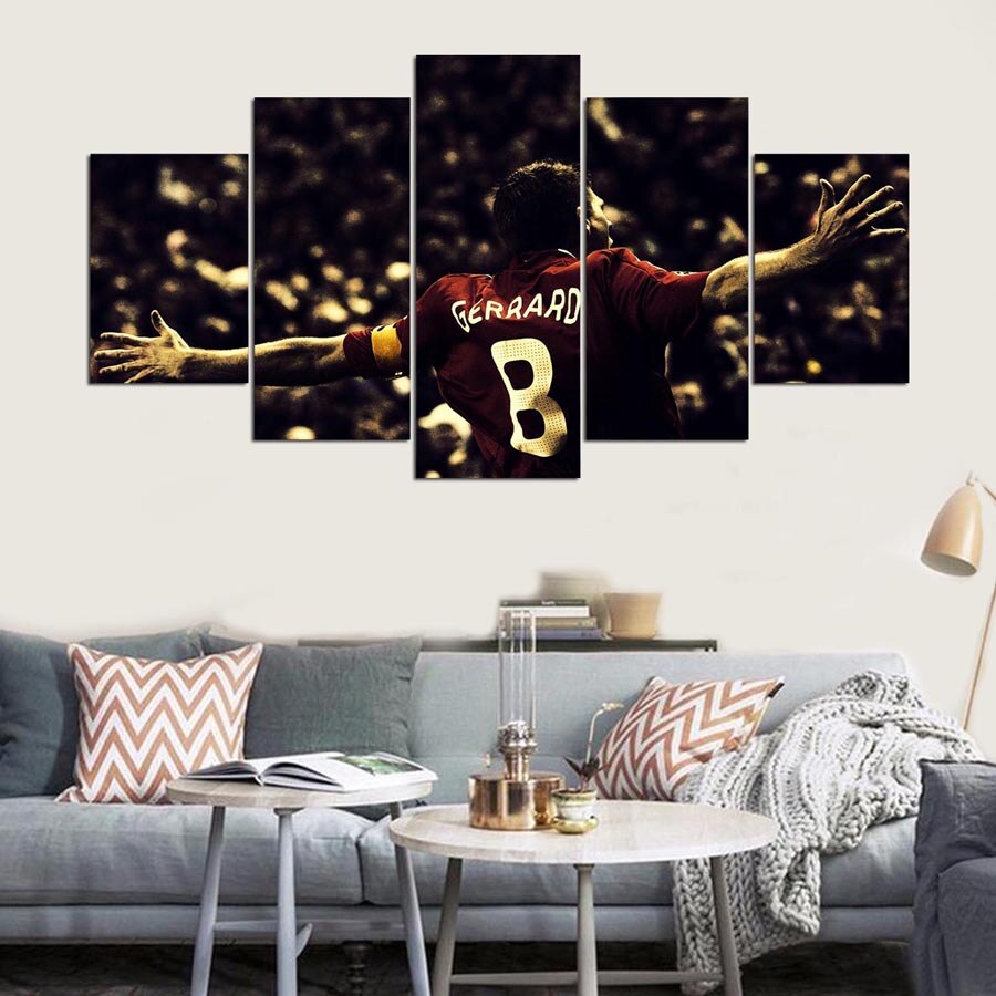Steven Gerrard Liverpool F.C. Wall Art Canvas