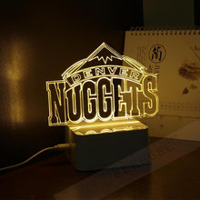 Load image into Gallery viewer, Denver Nuggets 3D Illusion LED Lamp 1