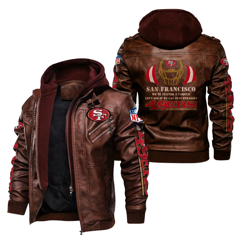 San Francisco 49ers Casual Leather Jacket