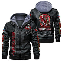 Load image into Gallery viewer, San Francisco 49ers Legends Leather Jacket