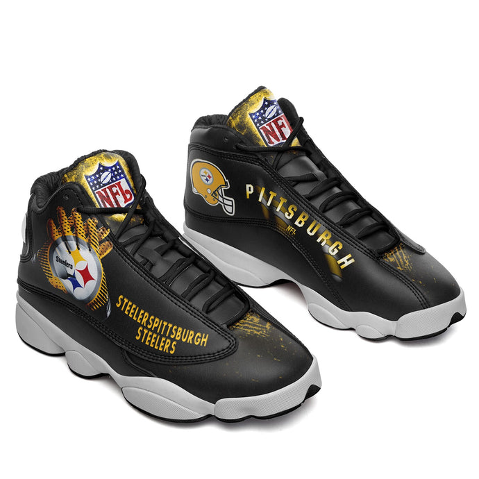 Pittsburgh Steelers Casual 3D Air Jordon Sneaker Shoes