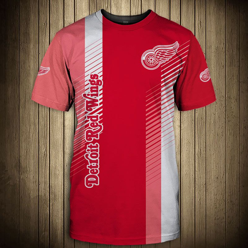 Detroit Red Wings Stripes T-Shirt