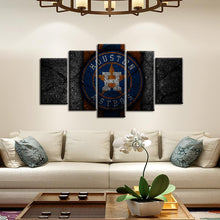 Load image into Gallery viewer, Houston Astros Rock Style 5 Pieces Wall Painting Canvas