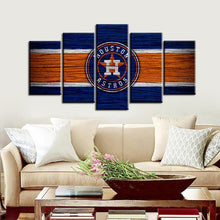 Load image into Gallery viewer, Houston Astros Wooden Style Canvas