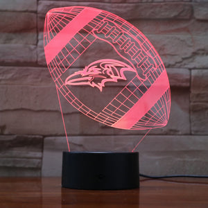 Baltimore Ravens 3D Illusion LED Lamp 1