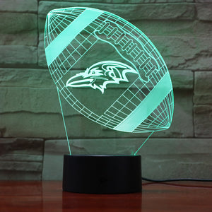Baltimore Ravens 3D Illusion LED Lamp 1