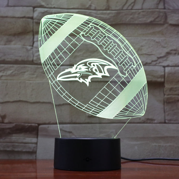 Baltimore Ravens 3D Illusion LED Lamp 1