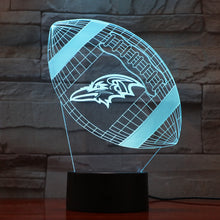 Load image into Gallery viewer, Baltimore Ravens 3D Illusion LED Lamp 1