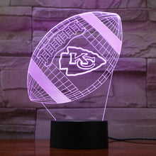 Load image into Gallery viewer, Kansas City Chiefs 3D Illusion LED Lamp 2