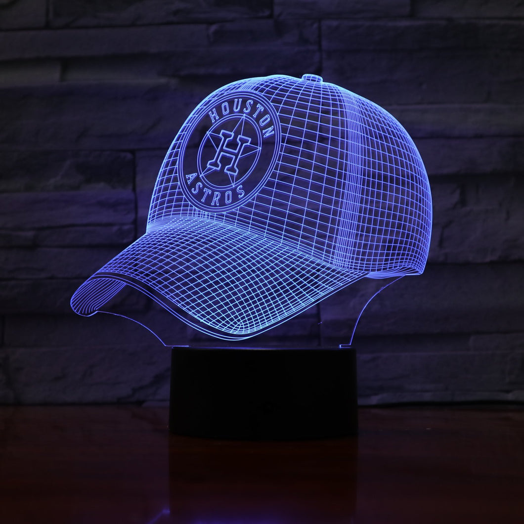 Houston Astros 3D Illusion LED Lamp