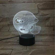 Load image into Gallery viewer, Kansas City Chiefs 3D Illusion LED Lamp 1