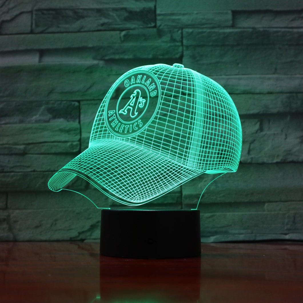 Oakland Athletics 3D Illusion LED Lamp