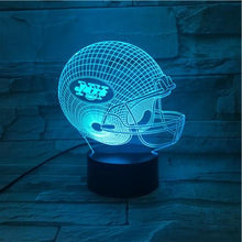 Load image into Gallery viewer, New York Jets 3D Illusion LED Lamp