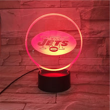 Load image into Gallery viewer, New York Jets 3D LED Lamp