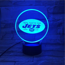 Load image into Gallery viewer, New York Jets 3D LED Lamp