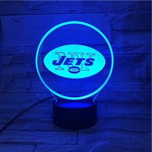 New York Jets 3D LED Lamp