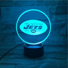 Load image into Gallery viewer, New York Jets 3D LED Lamp