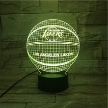 Load image into Gallery viewer, Los Angeles Lakers 3D Illusion LED Lamp