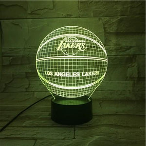 Los Angeles Lakers 3D Illusion LED Lamp