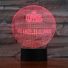 Load image into Gallery viewer, Los Angeles Clippers 3D Illusion LED Lamp
