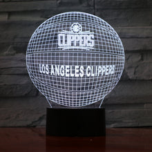 Load image into Gallery viewer, Los Angeles Clippers 3D Illusion LED Lamp