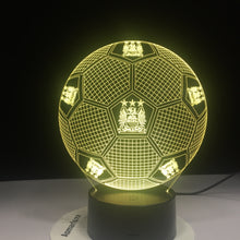 Load image into Gallery viewer, Manchester City 3D Illusion LED Lamp