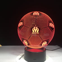 Load image into Gallery viewer, Olympique de Marseille 3D Illusion LED Lamp