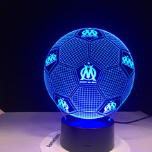 Load image into Gallery viewer, Olympique de Marseille 3D Illusion LED Lamp