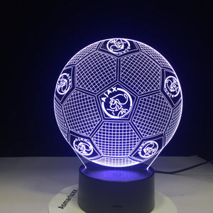 AFC Ajax 3D Illusion LED Lamp