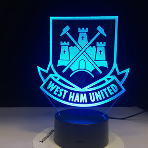 West Ham United 3D LED Lamp