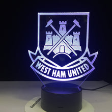 Load image into Gallery viewer, West Ham United 3D LED Lamp