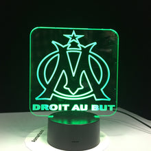Load image into Gallery viewer, Olympique de Marseille 3D LED Lamp