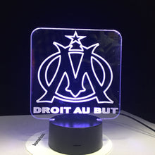 Load image into Gallery viewer, Olympique de Marseille 3D LED Lamp
