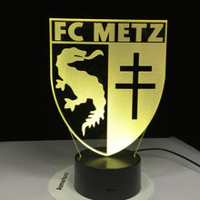 Load image into Gallery viewer, FC Metz 3D LED Lamp