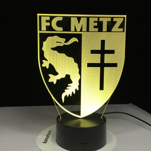 FC Metz 3D LED Lamp