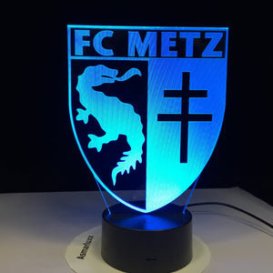 FC Metz 3D LED Lamp