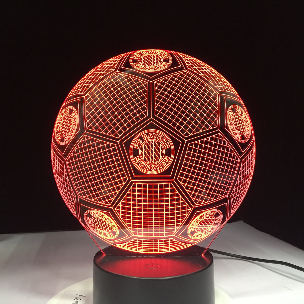 FC Bayern Munich 3D Illusion LED Lamp