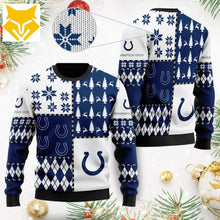 Load image into Gallery viewer, Indianapolis Colts Ugly Christmas Sweatshirt
