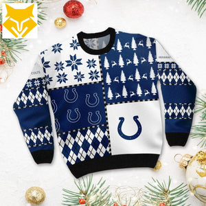 Indianapolis Colts Ugly Christmas Sweatshirt