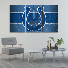 Load image into Gallery viewer, Indianapolis Colts Snowy Look Wall Canvas 2