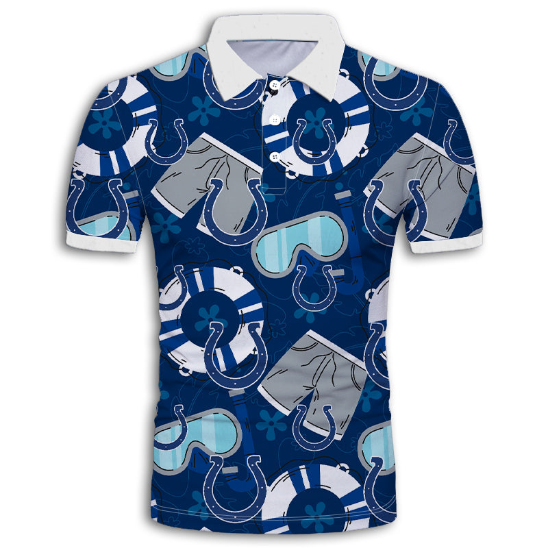 Indianapolis Colts Cool Summer Polo Shirt