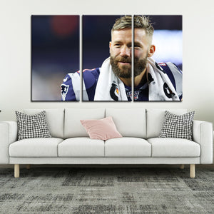 Julian Edelman New England Patriots Wall Canvas 4