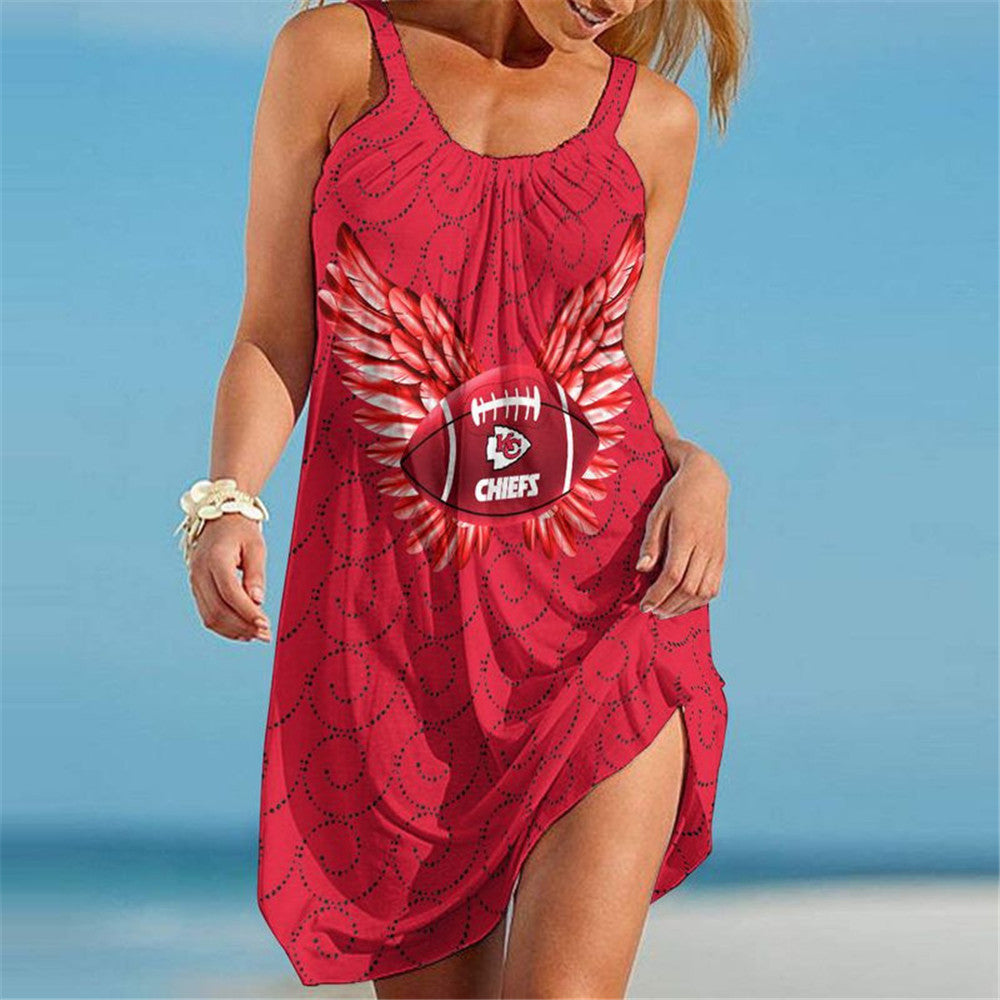 Kansas City Chiefs Women Beach Dress