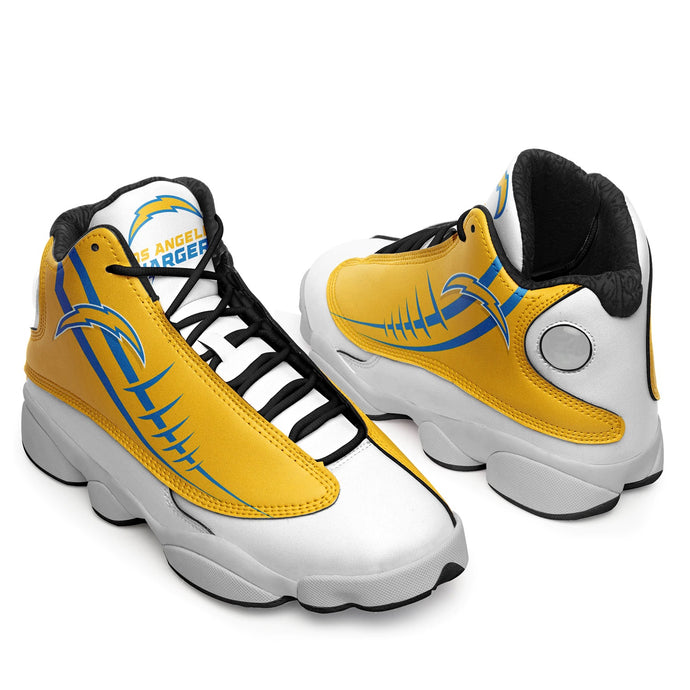 Los Angeles Chargers Ultra Cool Air Jordon Sneaker Shoes