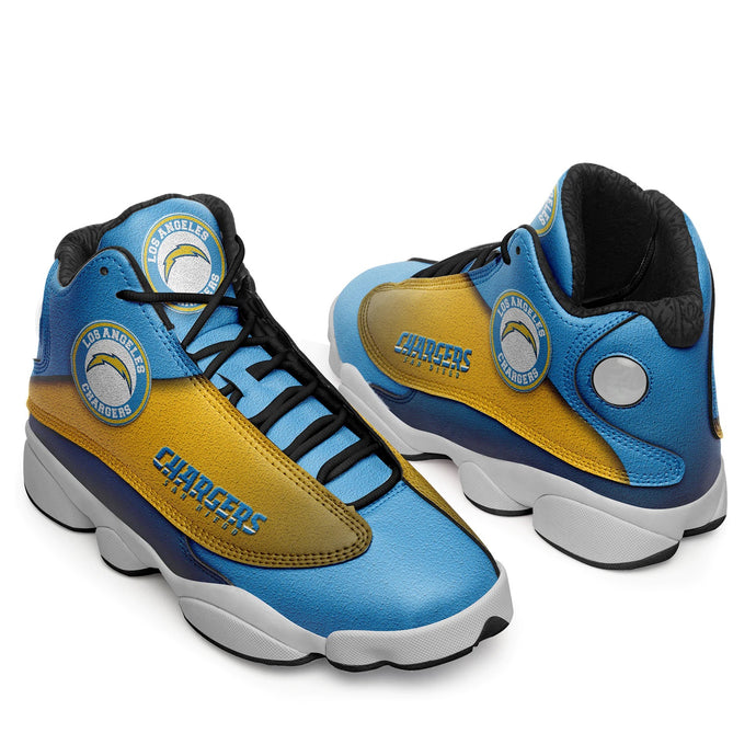 Los Angeles Chargers Ultra Cool Air Jordon Sneaker Shoes