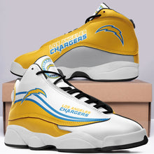 Load image into Gallery viewer, Los Angeles Chargers Ultra Cool Air Jordon Sneaker Shoes