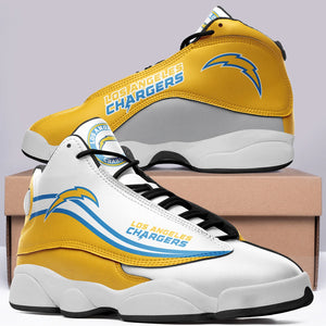 Los Angeles Chargers Ultra Cool Air Jordon Sneaker Shoes