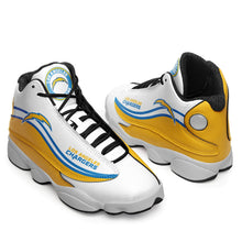 Load image into Gallery viewer, Los Angeles Chargers Ultra Cool Air Jordon Sneaker Shoes